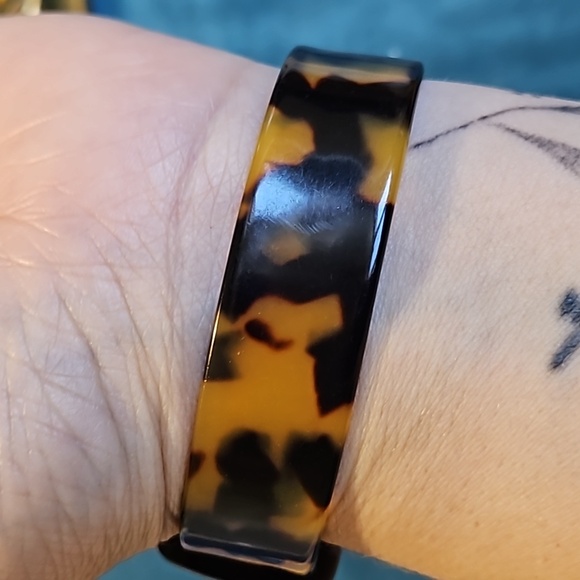 Vintage Ralph Lauren simulated tortoise belt bracelet. 1990? - Picture 8 of 9